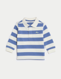 Pure Cotton Striped Rugby Shirt (0-3 Yrs)