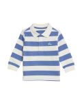 Pure Cotton Striped Rugby Shirt (0-3 Yrs)