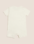 2pk Pure Cotton Animal Print Rompers
