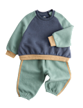 2 Piece Colour Block Sweat Outfit (0-5 Yrs)