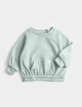 Cotton Blend Fleece Lined Sweatshirt (0-3 Yrs)