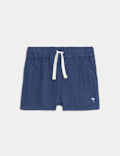 Pure Cotton Double Cloth Shorts (0-3 Yrs)