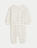 2pc Cotton Rich Dino Top & Bottom Outfit (0-6 Yrs)