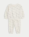 2pc Cotton Rich Dino Top & Bottom Outfit (0-6 Yrs)