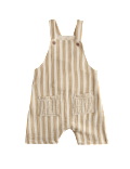 Pure Cotton Striped Dungarees (0-3 Yrs)