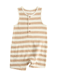 Pure Cotton Striped Romper (0-3 Years)