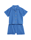 2pc Pure Cotton Shirt Outfit (0-3 Yrs)
