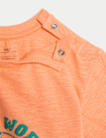 Pure Cotton Hello World T-Shirt (0-3 Yrs)