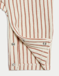 Cotton Brown Stripe Romper