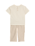 Cotton Stripe Trouser Outfit