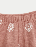 2pc Pure Cotton Shirt & Shorts Outfit (0-6 Yrs)