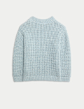 Pure Cotton Open Knit Jumper (0-3 Yrs)