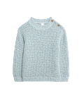 Pure Cotton Open Knit Jumper (0-3 Yrs)