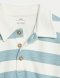 Cotton Rich Striped Rugby Sweatshirt (0-6 Yrs)