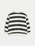 Cotton Rich Striped Rugby Sweatshirt (0-6 Yrs)