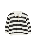 Cotton Rich Striped Rugby Sweatshirt (0-6 Yrs)