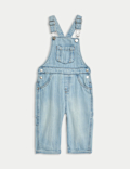 2pc Pure Cotton Denim Dungaree Outfit (0-3 Yrs)