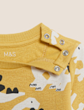 Cotton Rich Dinosaur Sweatshirt (0-3 Yrs)