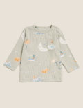2pc Cotton Rich Sky Print Outfit (0-3 Yrs)