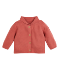 Pure Cotton Knitted Collared Cardigan (7lbs-3 Yrs)