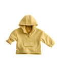 Cotton Blend Fleece Lined Half Zip Hoodie (0-3 Yrs)