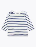 2 Pack Pure Cotton Whale Print Tops (7lbs-3 Yrs)