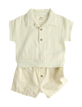Pure Cotton Triple Cloth Top & Shorts (0-5 Yrs)