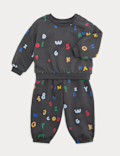 2 Piece Cotton Rich Printed Outfit (0-5 Yrs)