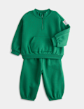 2 Piece Cotton Rich Plain Sweat Outfit (0-5 Yrs)