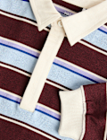 Pure Cotton Striped Rugby Shirt (0-5 Yrs)