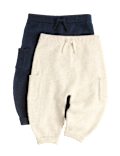 2 Pack Knitted Joggers (0-3 Yrs)