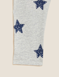 Cotton Rich Star Print Leggings