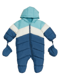 Hooded Colour Block Snowsuit (0-3 Yrs)