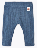 Cotton Ribbed Leggings (0-36 Mths)