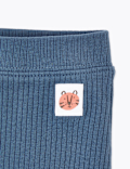 Cotton Ribbed Leggings (0-36 Mths)