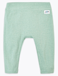 Cotton Ribbed Leggings (0-36 Mths)