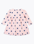 Cotton Rich Jersey Spot Design Dress