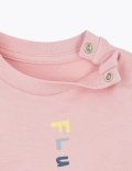 Cotton Giraffe Design T-Shirt (0-3 Yrs)