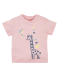 Cotton Giraffe Design T-Shirt (0-3 Yrs)