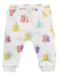 Cotton Rich Butterfly Print Joggers
