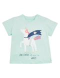 Cotton Unicorn Design T-Shirt