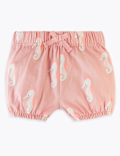 Pure Cotton Bloomer Shorts (0-3 Yrs)