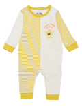 Pure Cotton Mr. Men™ Striped All in One