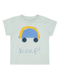 Pure Cotton Car Print T-Shirt (0-3 Yrs)
