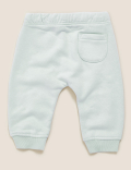 Cotton Car Print Joggers (0-3 Yrs)