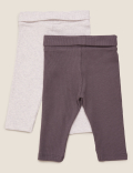 2pk Cotton Leggings