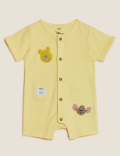 2pk Pure Cotton Winnie the Pooh™ Rompers (0-3 Yrs)