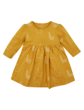 Cotton Llama Print Dress (0-3 Yrs)