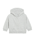 Cotton Rich Zip Hoodie (0-3 Yrs)