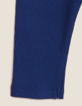 Cotton Rich Ribbed Leggings (0-3 Yrs)